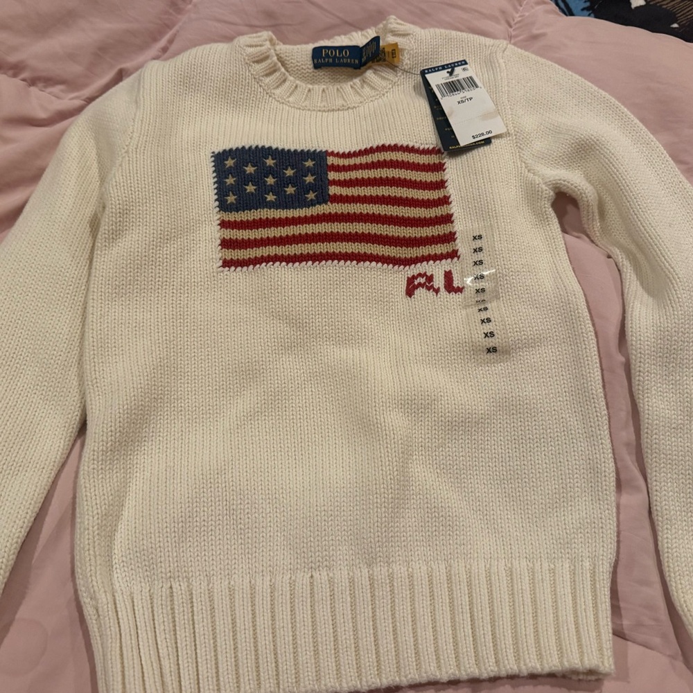Ralph Lauren Cream Knit Sweater